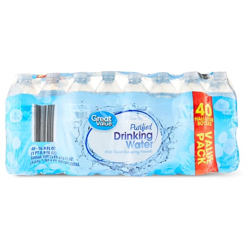 Great value purified drinking - great,